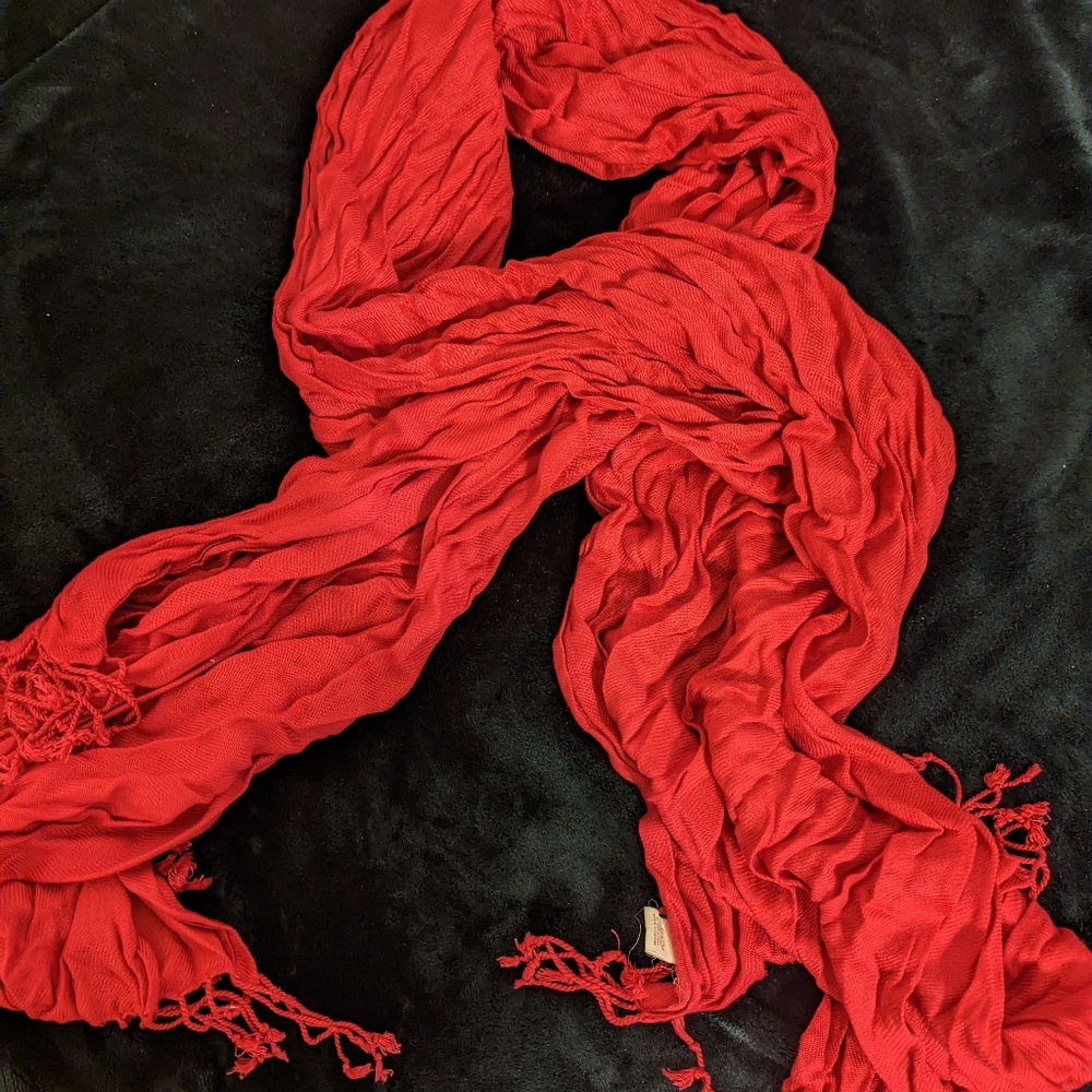 Pink scarf